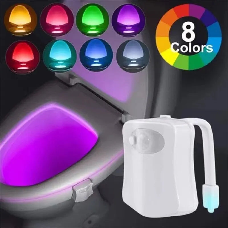Mini Toilettenlicht mit Bewegungserkennung und Farbwechsel